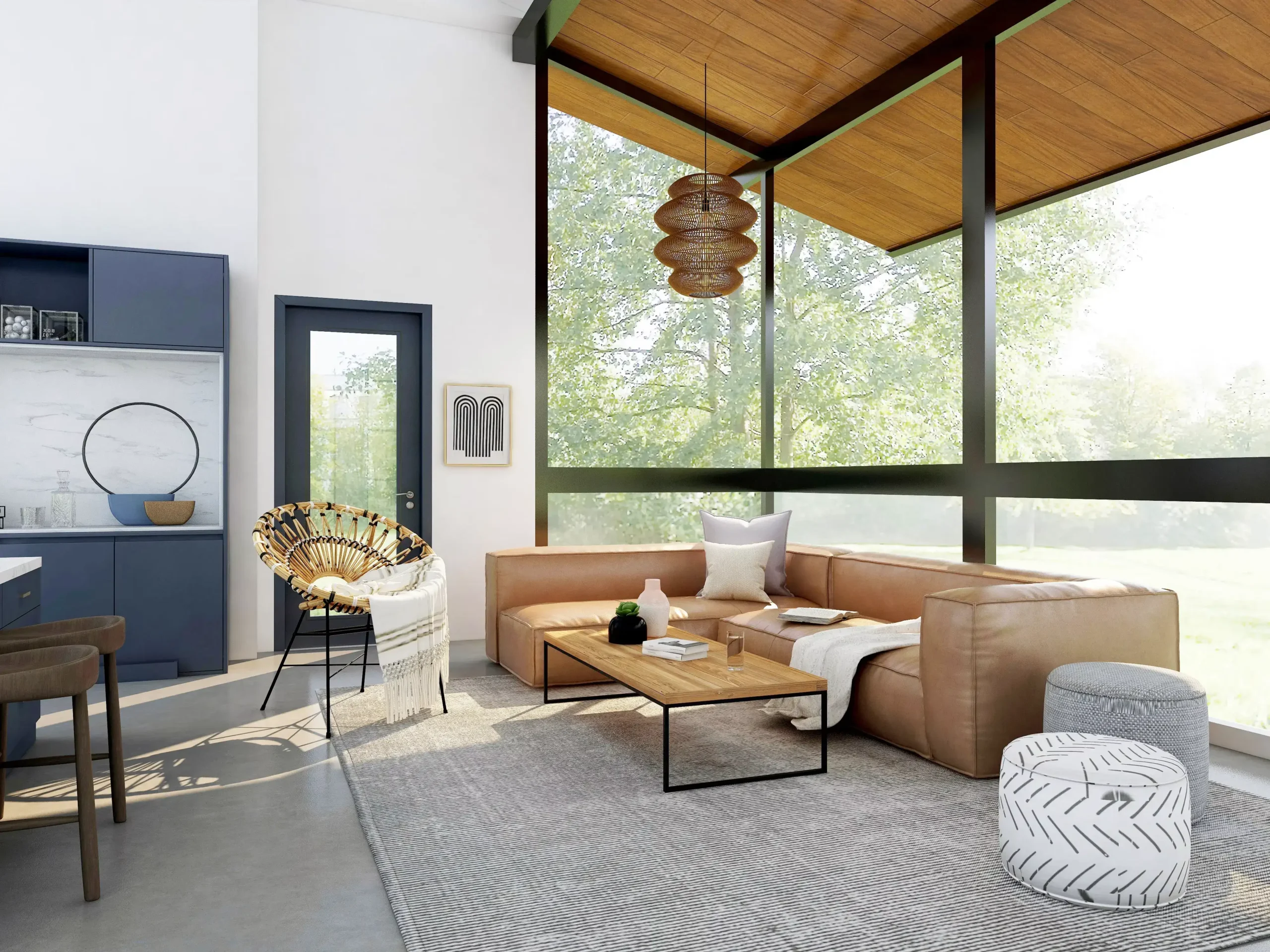 Living room renovation Dubai